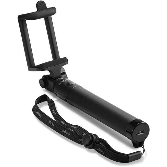 Spigen - Velo S520 Bluetooth Selfie Stick With Remote Shutter - Black