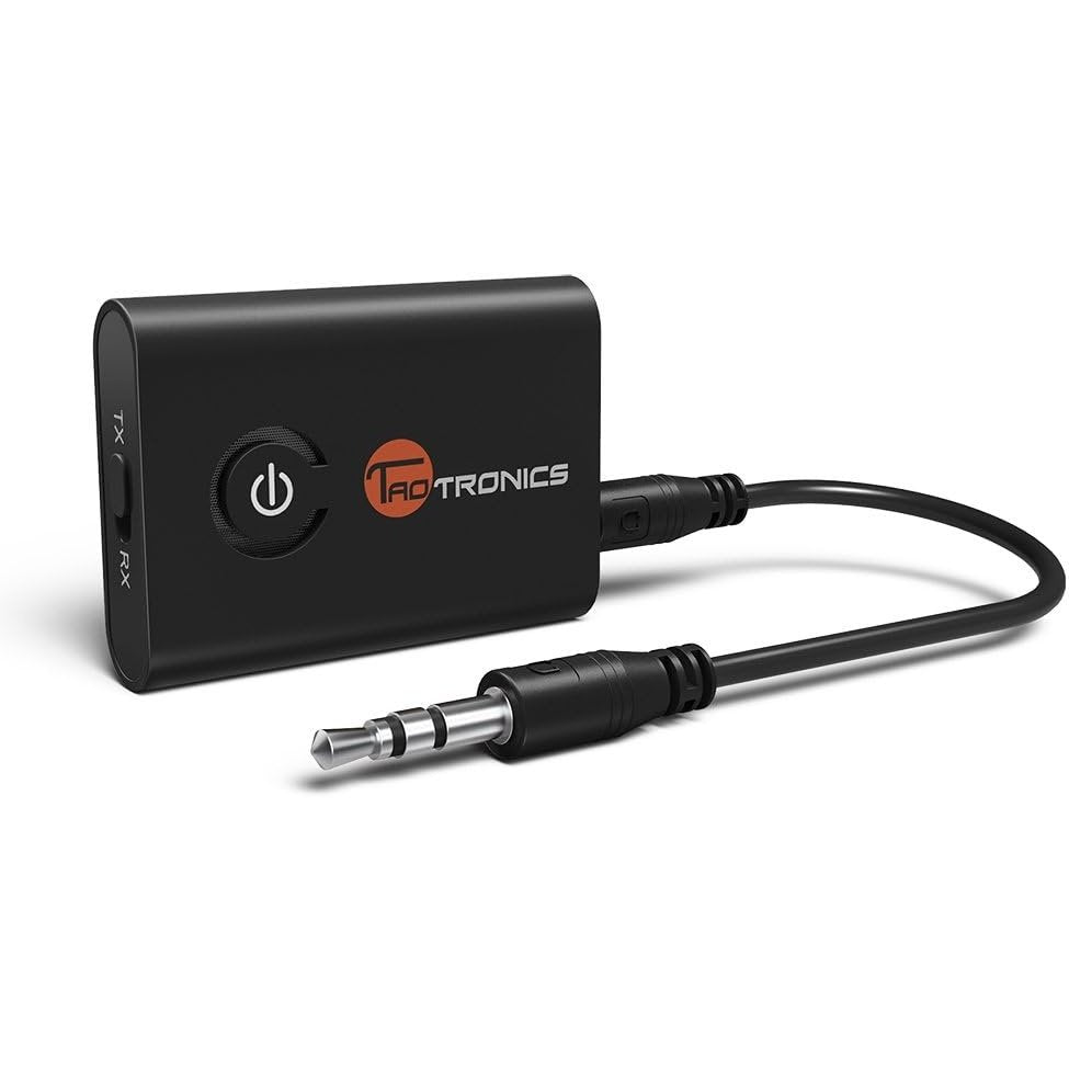 Taotronics - TT-BA07 Bluetooth Stereo Audio Music Receiver and Transmitter 2-in-1 Adapter (Renewed)