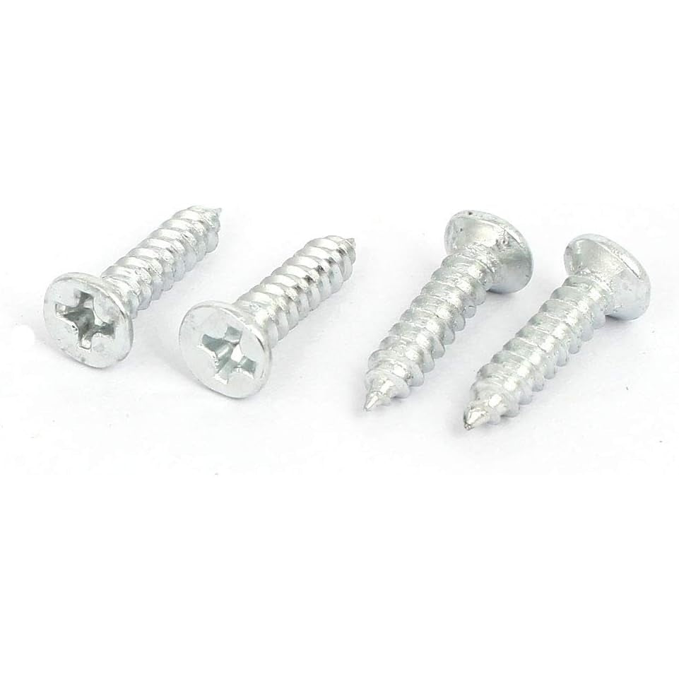 Iivverr - Stainless Steel Security Door Lock Bolt Slide Latch Silver Tone 2 Sets