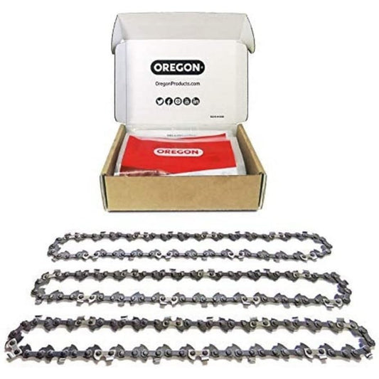 Oregon Tool - Chainsaw Chain For 18-Inch Bar, 62 Drive Links, Low-Kickback, Pack Of 3