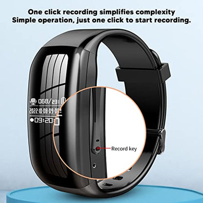 TechGadgets - Smart Voice Recorder Watch With 360° Pickup And DSP Noise Reduction