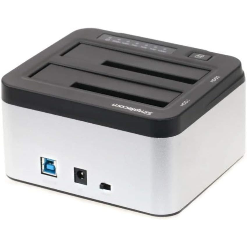 Simplecom Australia - Sd322 Dual Bay Usb 3.0 Aluminium Docking Station For Sata Hdd