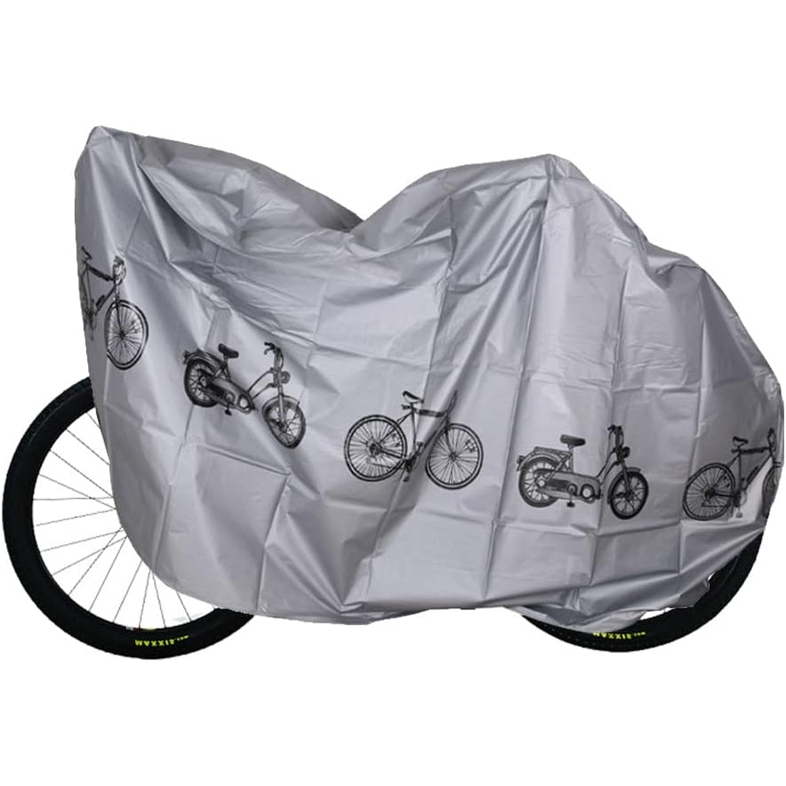 Fengq - Bicycle Garage Waterproof Cover 200x100 Cm For Bike/Motorcycle - Grey