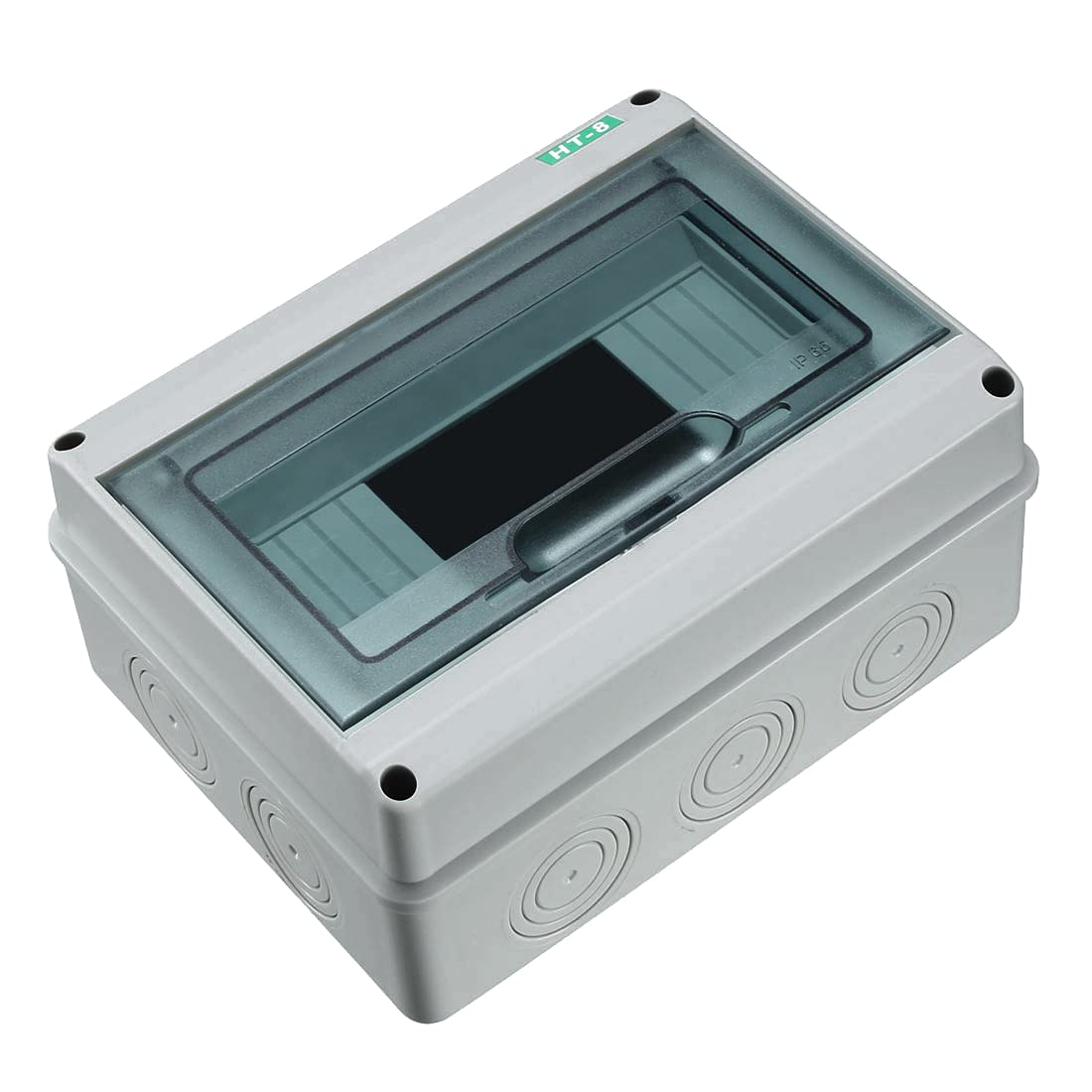 Uxcell - IP65 ABS Transparent Cover Power Distribution Box 8-Way