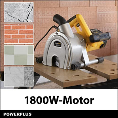 Powerplus - Wall Router POWX0650, 1800W Professional Slotting Cutter