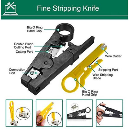 SIBO® - NS-468 Multi-Function Network Cable Tester Tool Kit