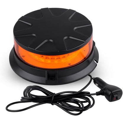 Xuanze Trade - Adauris Flashing Beacon Amber LED 12V for Car Truck with Magnetic