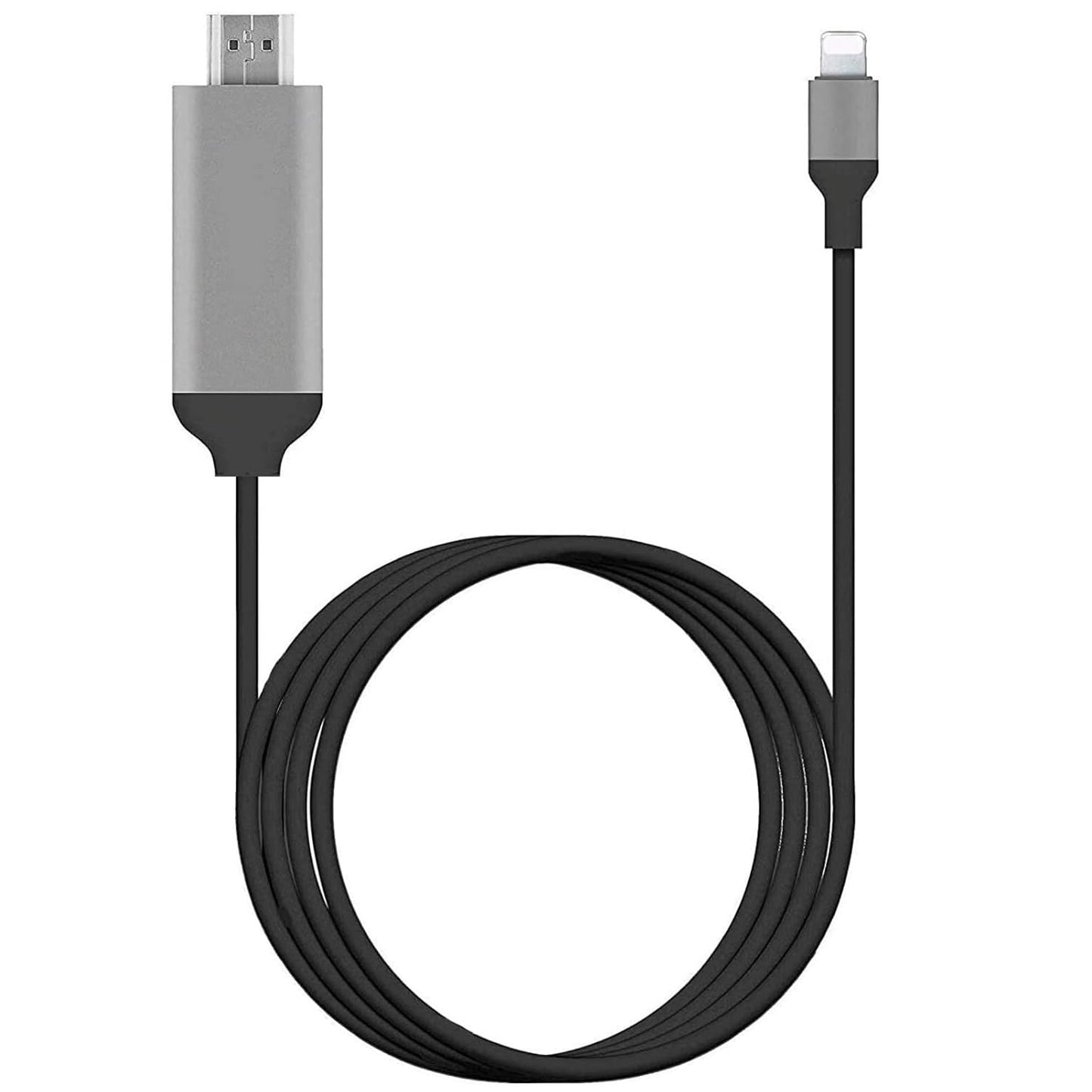 Huazhun - Lightning To HDMI Adapter Cable, Apple MFi Certified, 1080P, 6.6 Feet