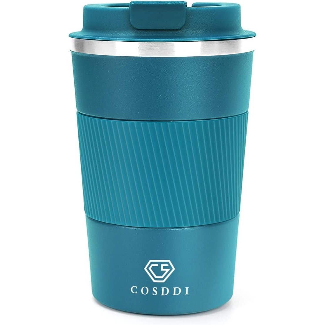 Cs Cosddi - Insulated Travel Mug With Leakproof Lid, 380ml (Blue-A)