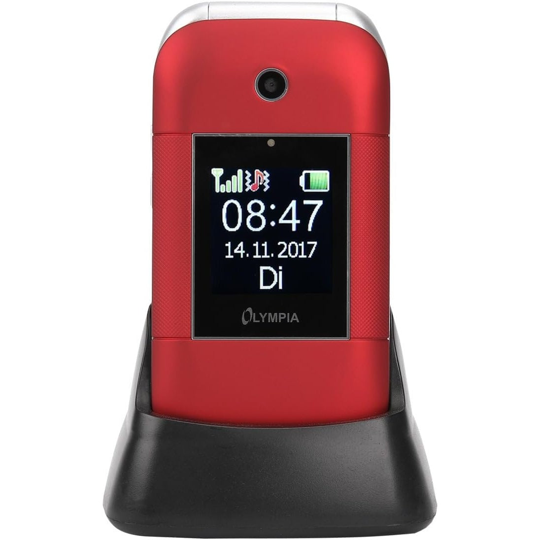 Go Europe Gmbh - Olympia Janus Senior Mobile Phone With Large Buttons, 2.4" Display, SOS Button, Red