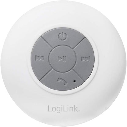 Logilink - Wireless Shower Speaker, IPX4, 4-Hour Duration