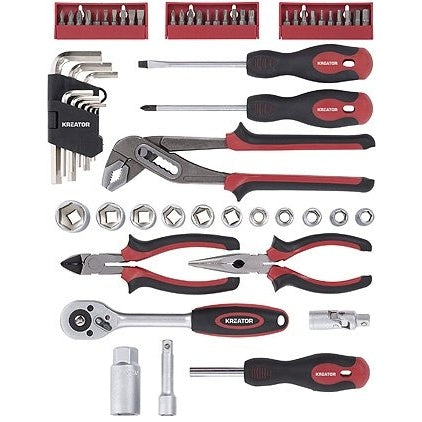 KREATOR - 61-Piece Tool Kit And Key Set