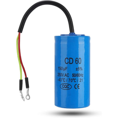 Jadeshay - Run Capacitor Cd60 250V 150Uf 50/60Hz For Motor Start Air Compressor