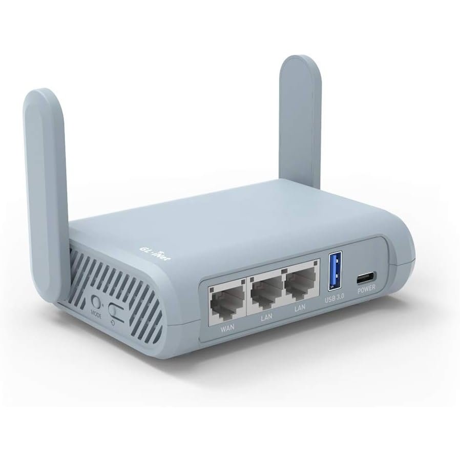 Gl Technologies - Gl-Mt1300 (Beryl) Vpn Wireless Mini Travel Router, Usb 3.0, 3 Gigabit Ports