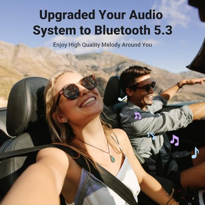 UGREEN - Bluetooth 5.3 Aux Adapter with Built-in Microphone for Hands-Free Calls