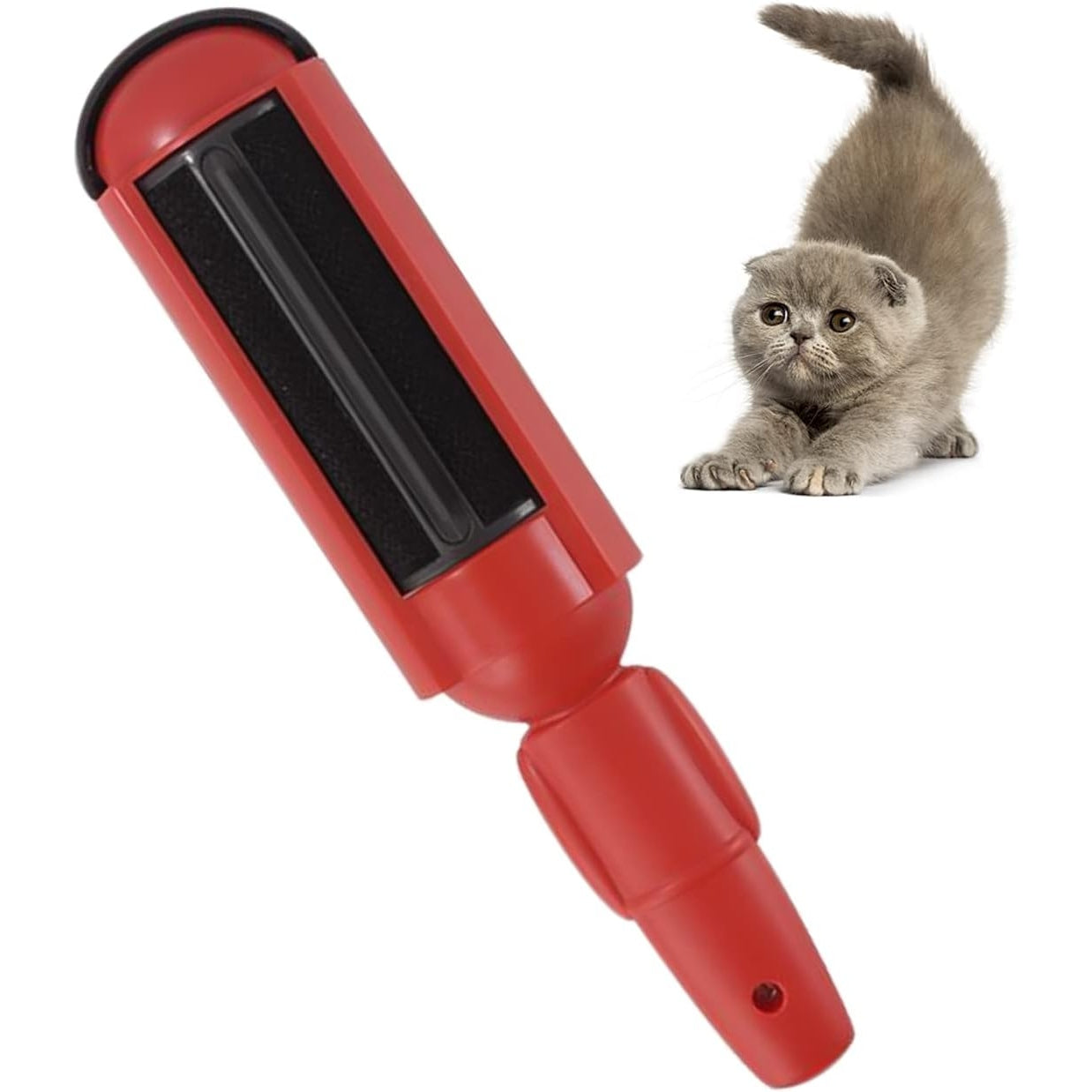 Pflypf - Pet Hair Removal Roller for Dogs and Cats (Red)