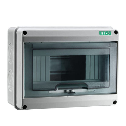 Uxcell - IP65 ABS Transparent Cover Power Distribution Box 8-Way