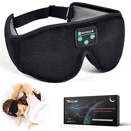 Boodlab - 3D Bluetooth Sleep Mask With Ultra Thin Speakers