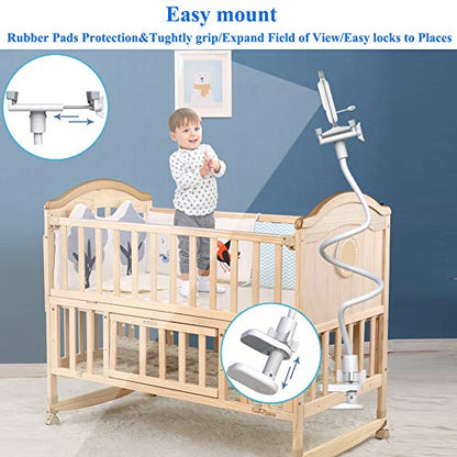 Derebir - 33 Inch Baby Camera Mount Universal Monitor Stand for Crib Nursery