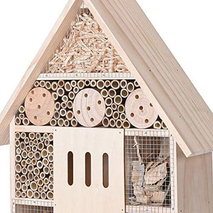 Murago - XXL Insect Hotel 50cm Wood Bee House Nistkasten Ready Assembled