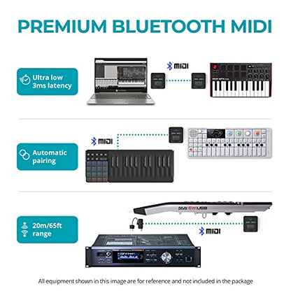 CME - WIDI Uhost Bluetooth USB MIDI Interface for Class Compliant Instruments