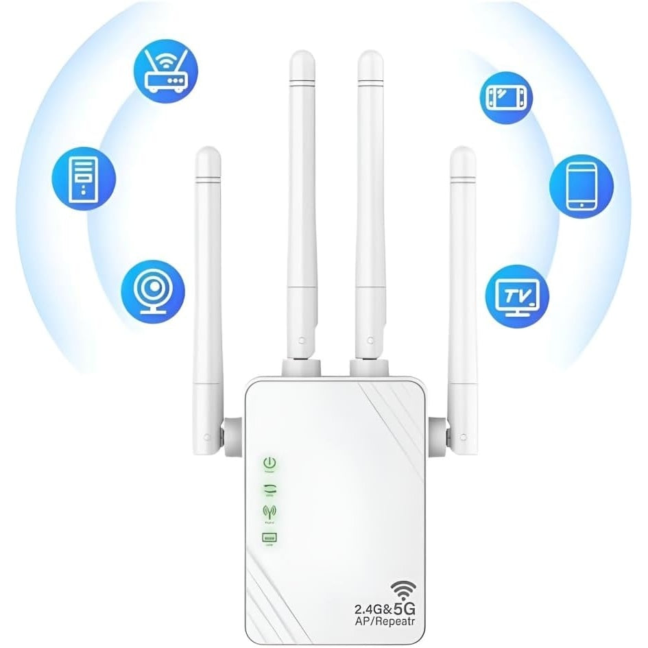 Andhot - 1200Mbps Dual-Band Wifi Extender