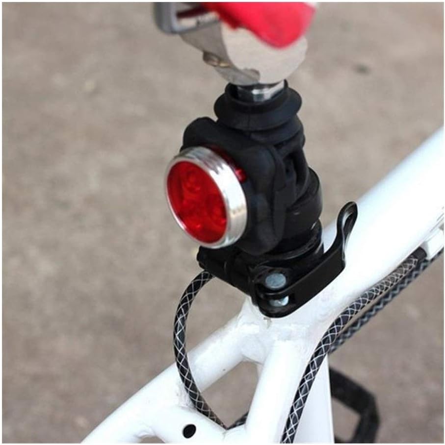 Stevo Approved - USB Rechargeable Bike Headlight & Taillight (Red/White)