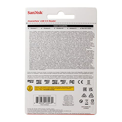 SanDisk - MobileMate USB 3.0 microSD Card Reader SDDR-B531-GN6NN