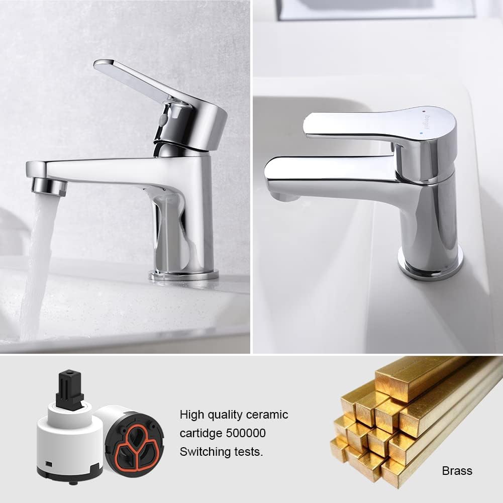 Ibergrif Griferias S.L. - Bathroom Mixer Tap With Ceramic Valve, Chrome