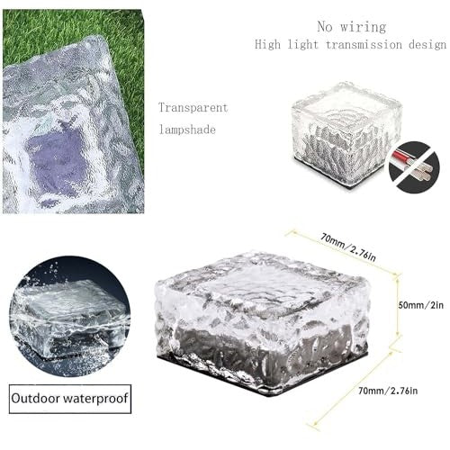 SolarGlow - Waterproof Solar Paving Stones Outdoor Light for Garden Pathway