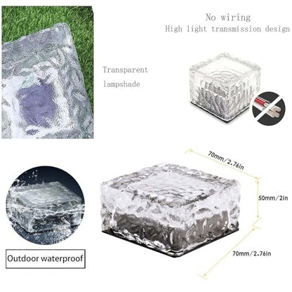 SolarGlow - Waterproof Solar Paving Stones Outdoor Light for Garden Pathway