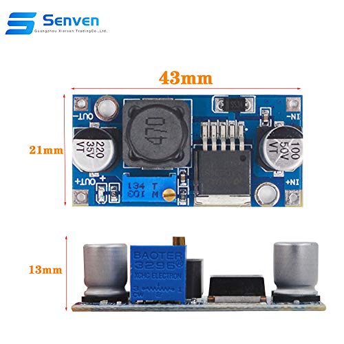 Senvenelec - 10 Pack LM2596S DC to DC Voltage Regulator Buck Converter Module