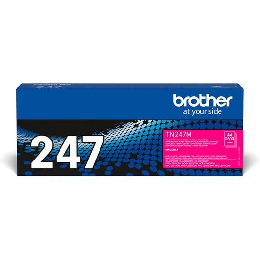 Brother - TN-247M Magenta Toner, 2.3K Pages