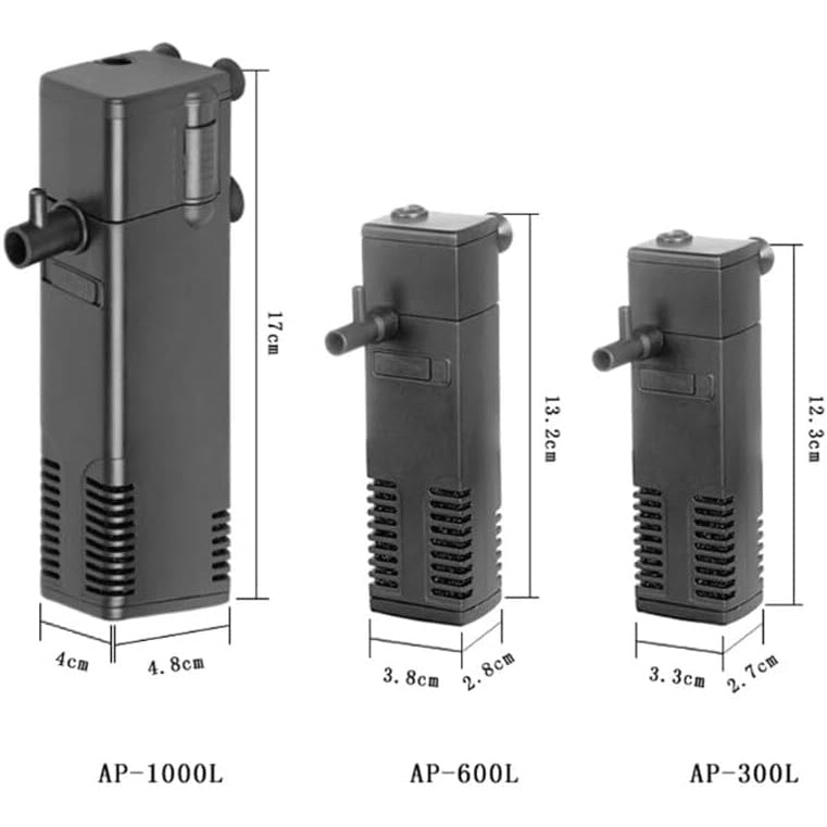 Joebo - Electric Submersible Aquarium Pump With Built-In Filter