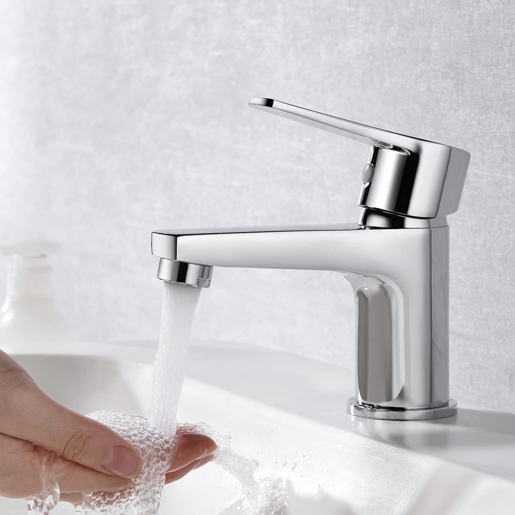 Ibergrif Griferias S.L. - Bathroom Mixer Tap With Ceramic Valve, Chrome