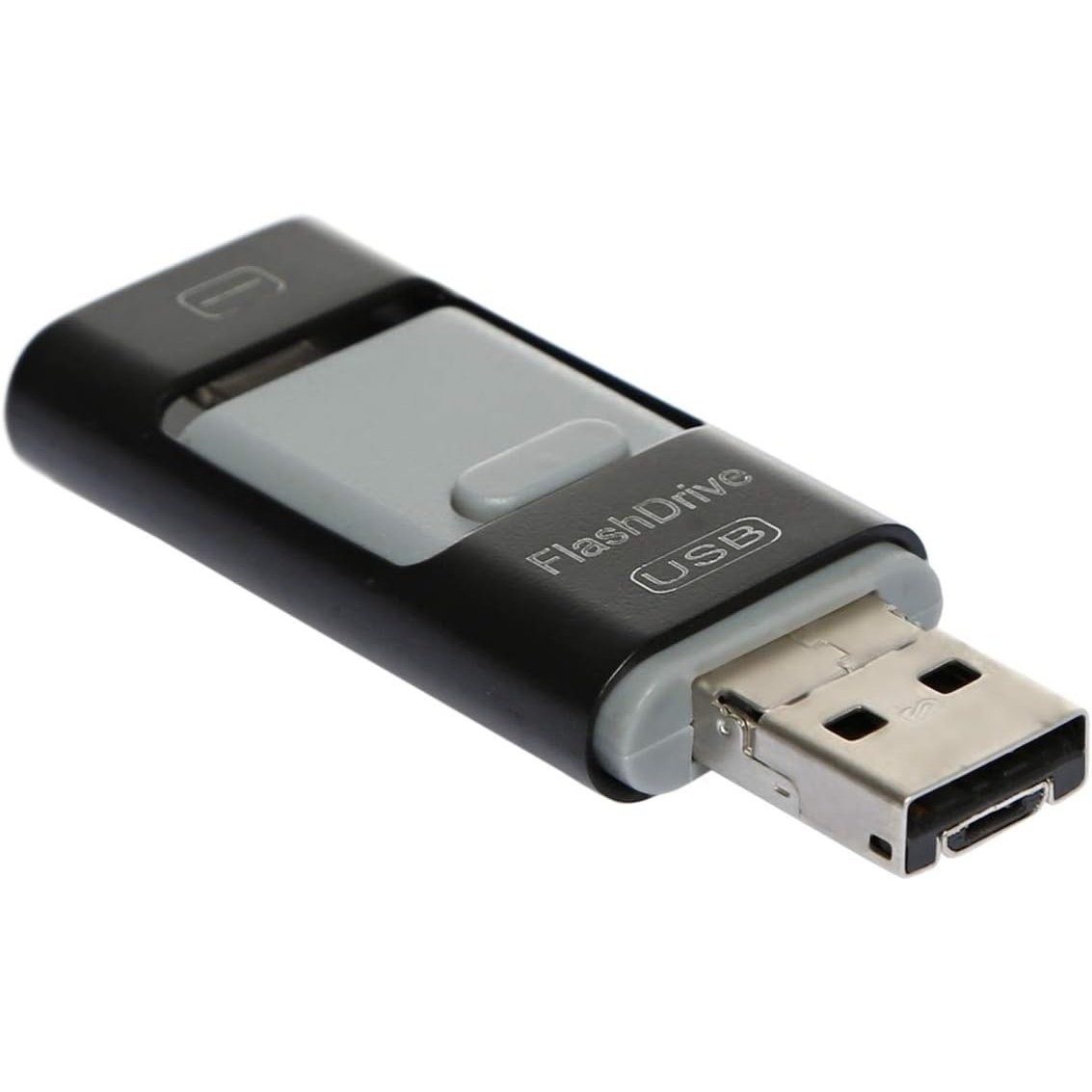 Other - 64 GB USB Flash Drive Dual Storage for iOS and PC, Black