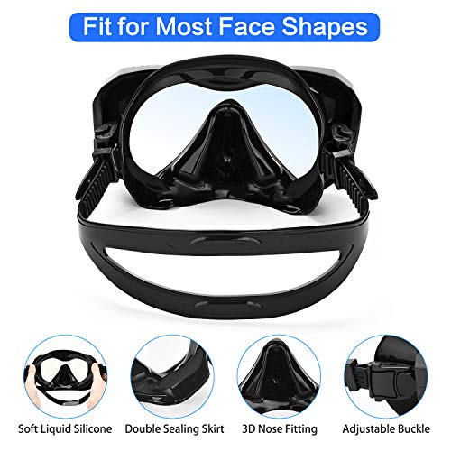 Vendor Name - Snorkel Set With Anti-Fog Mask & Dry Snorkel Tube, Kit Bag Included