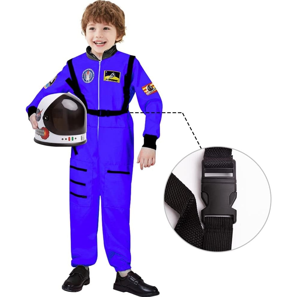 Eccbox - Kids Astronaut Costume With Movable Visor Helmet