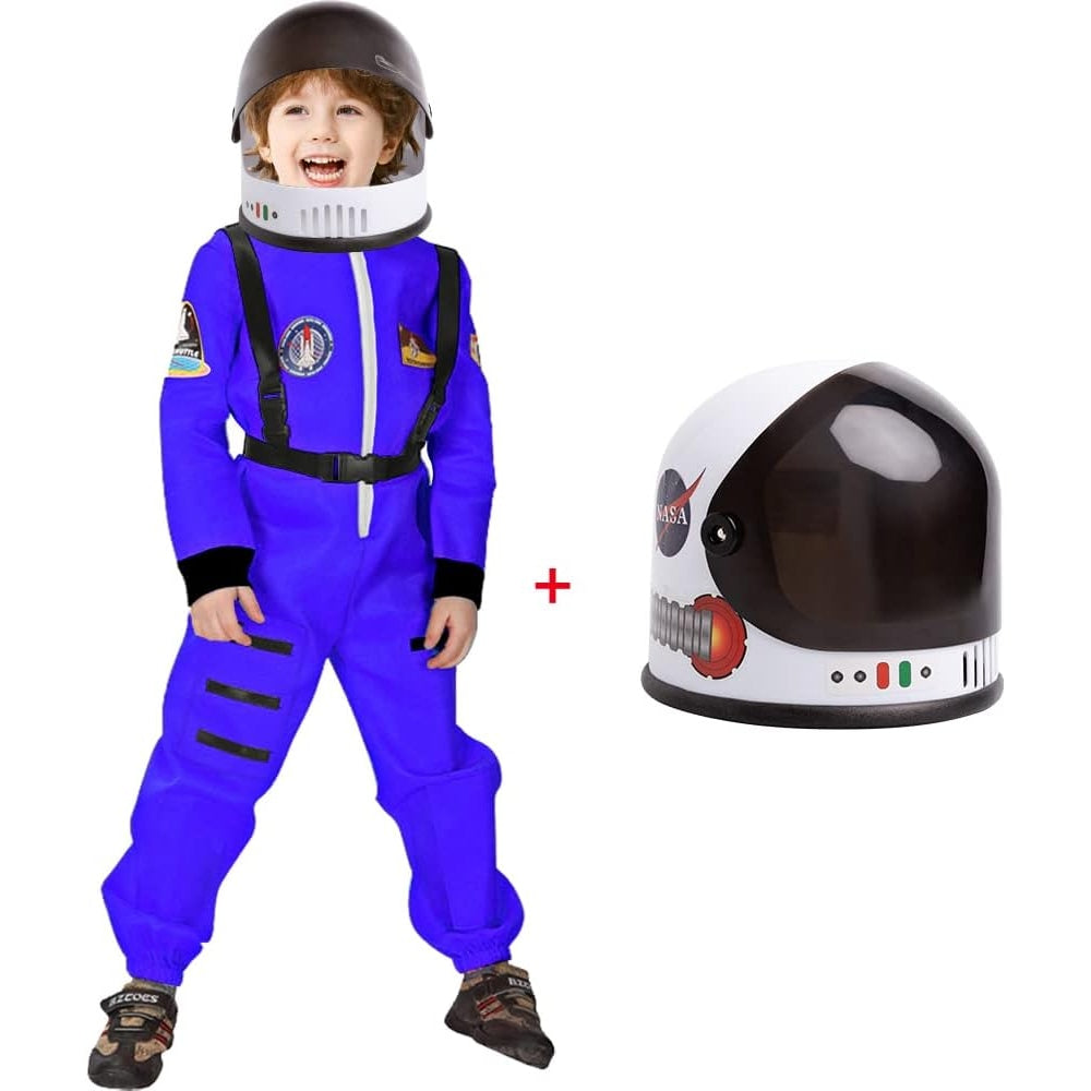 Eccbox - Kids Astronaut Costume With Movable Visor Helmet