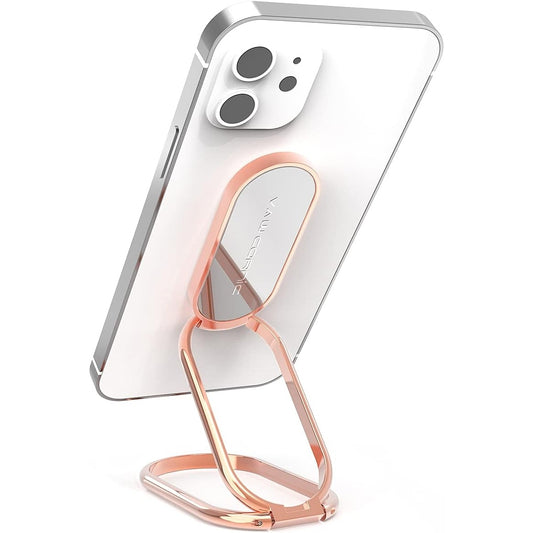 Vawcornic - 540° Rotating Metal Phone Ring Holder, Rose Gold