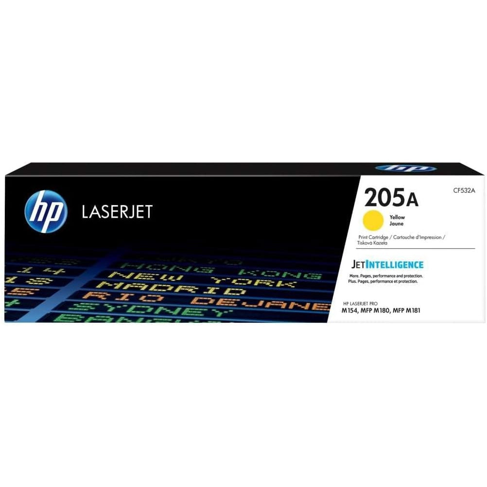 Hp - 205A Laserjet Toner Cartridge, Yellow, Single Pack