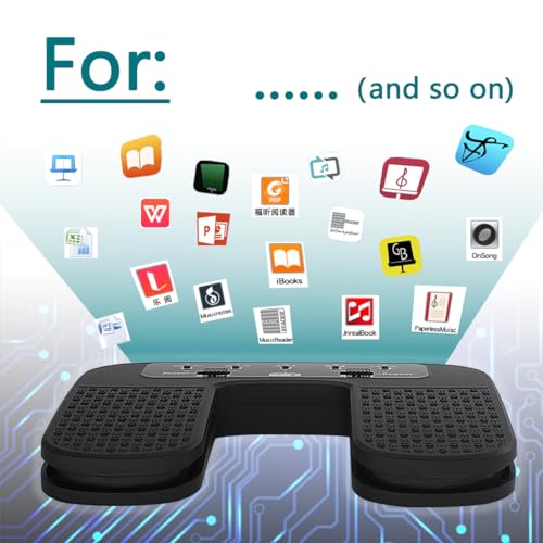 Yueyinpu - Bluetooth Page Turner Pedal For iPad, Smartphone, Tablet, Laptop