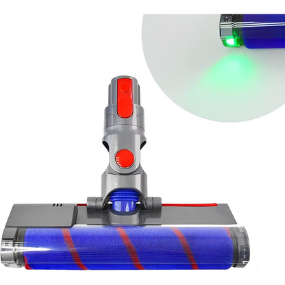 Laser Soft - Motorized LED Roller Floor Head for Dyson V7-V15