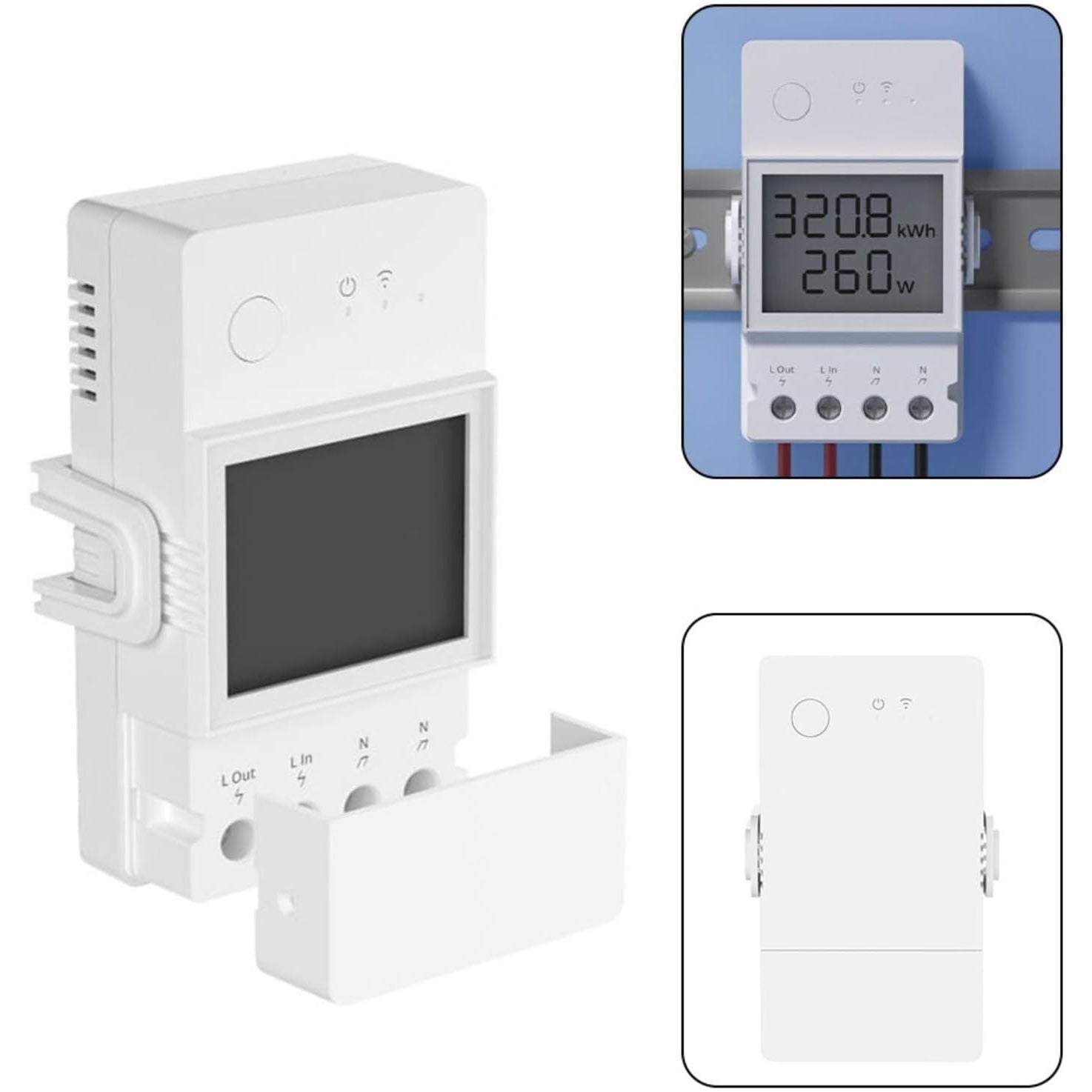 Battery Check - Wifi Smart Meter Switch With LCD Screen & Mobile App Control