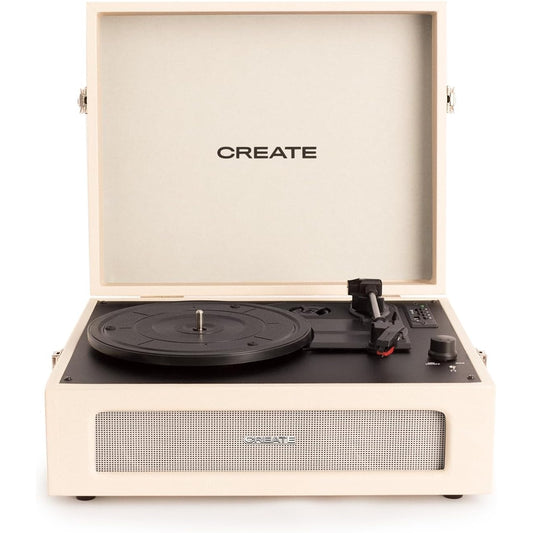 Create - Compact Retro Record Player With Bluetooth And USB-111-1703-Z9-4591-B095X2PDF9