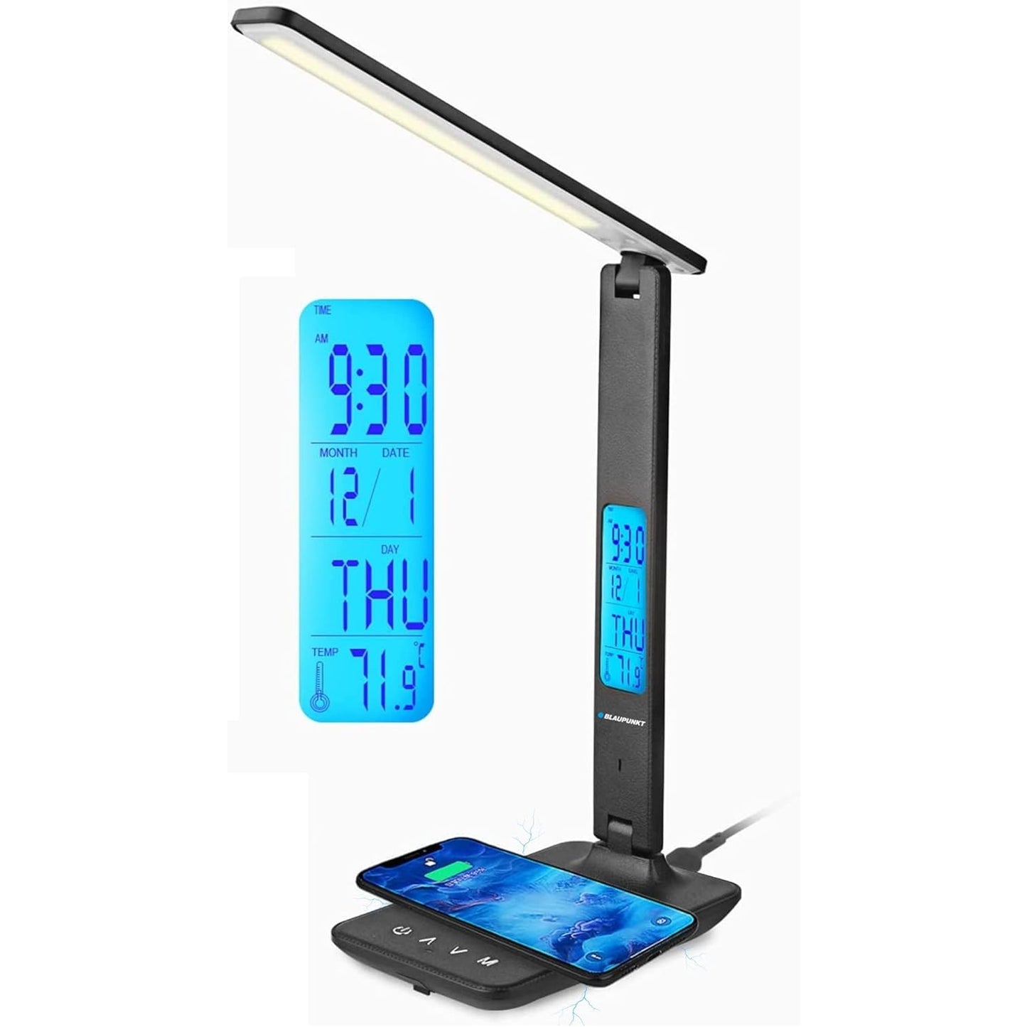 Supwell - Led Desk Lamp With Wireless Charger And Usb Port