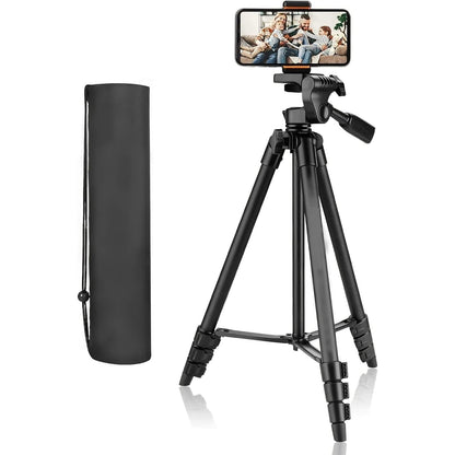 Intexca & Design - 55-Inch Lightweight Aluminum Tripod With Carry Bag