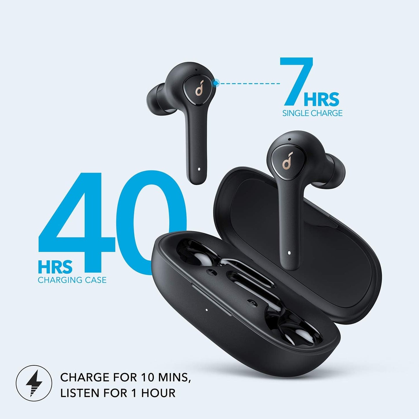 Anker - Soundcore Life P2 True Wireless Earbuds, 40H Playtime, IPX7 Waterproof