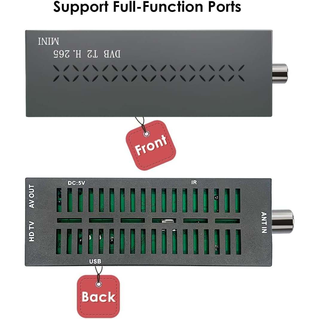 Haohsat - Dvb-T2 Tv Decoder Digital Terrestrial Mini Hdmi Stick With Pvr Recorder