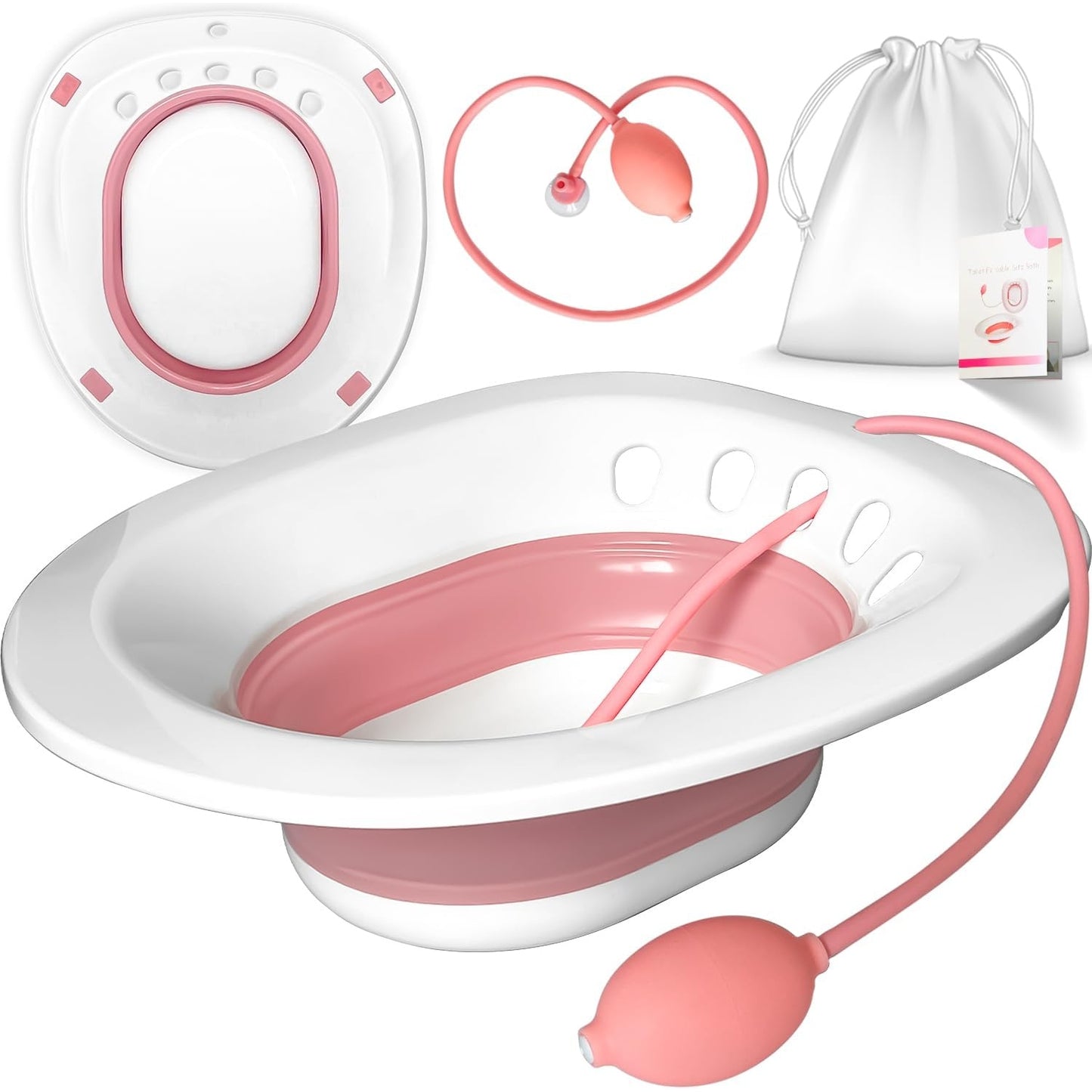 Bocui - Sitz Bath For Toilet Seat, Hemorrhoids, Postpartum Care